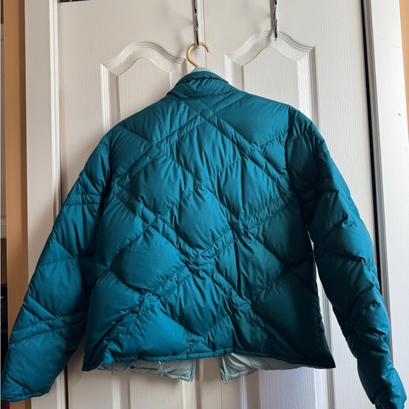 Columbia reversible down bomber, worn once - Picture 2 of 6